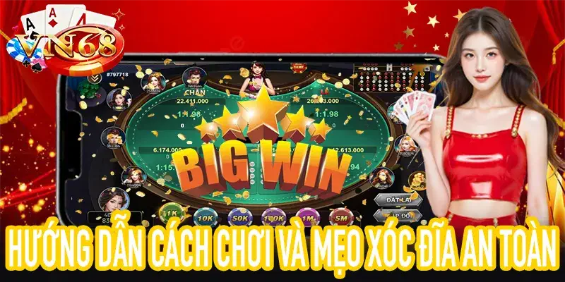 Hình minh họa hướng dẫn cách chơi xóc đĩa an toàn chi tiết