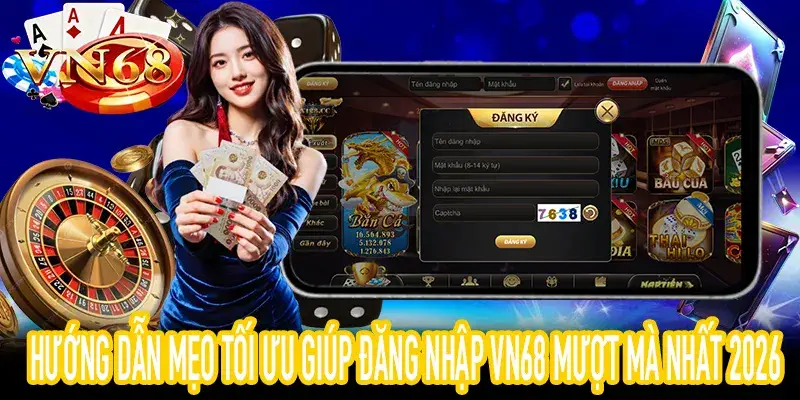 Thao tác cài đặt giúp đăng nhập VN68 không bị văng game