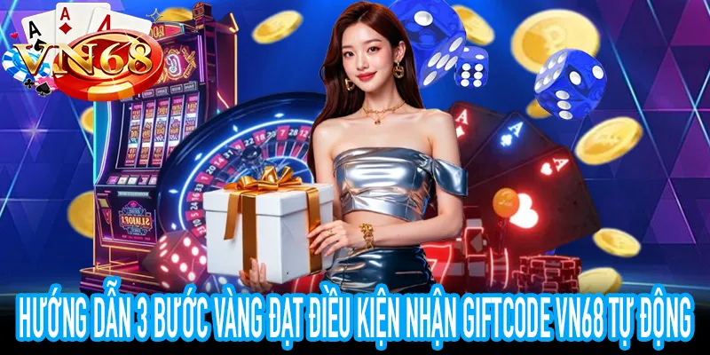 Các bước xác thực đạt điều kiện nhận Giftcode VN68 cho hội viên